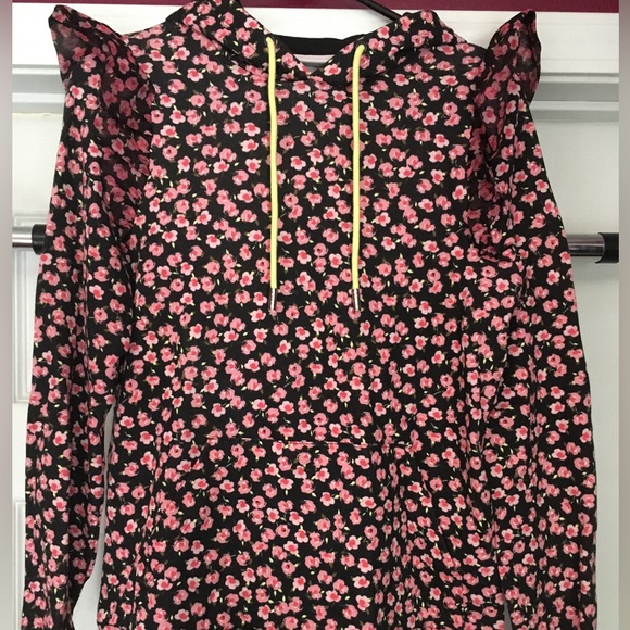 Sandy Liang XXS Pink Ditsy Floral Sweatshirt - Picture 2 of 9